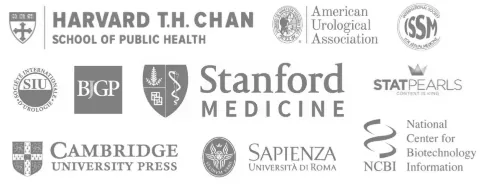 Harvard T.H. Chan, American Urological Association, ISSM, Stanford Medicine, NCBI and more